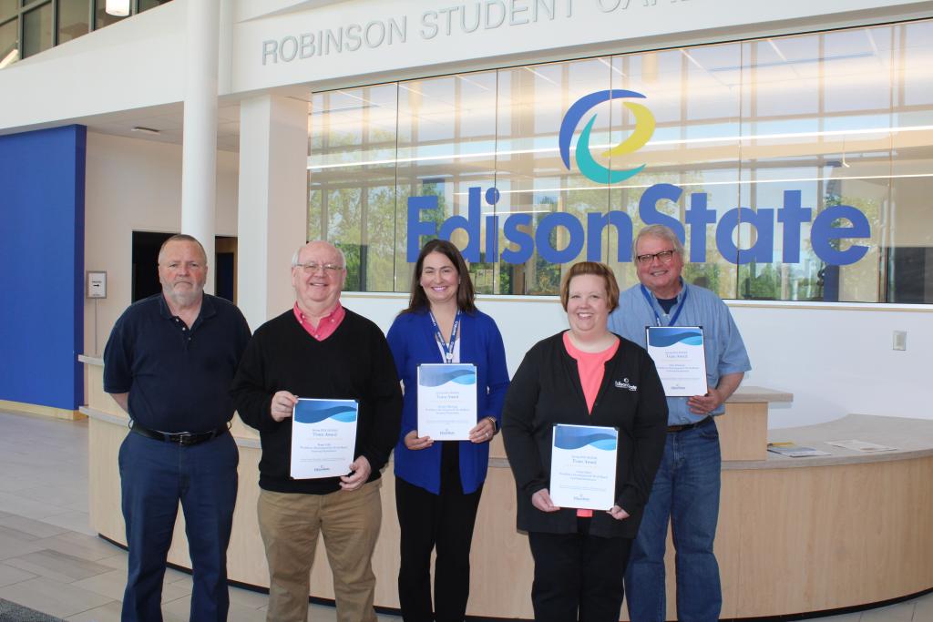 Keith Barga, Dr. Roger Fulk, Brandi Olberding, Trisha Elliott, John Hittepole