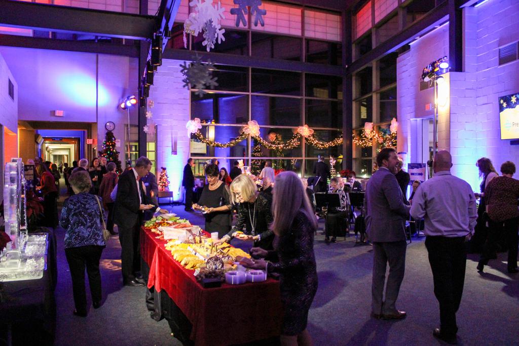 Guests attend the 2023 Holiday Evening at Edison State