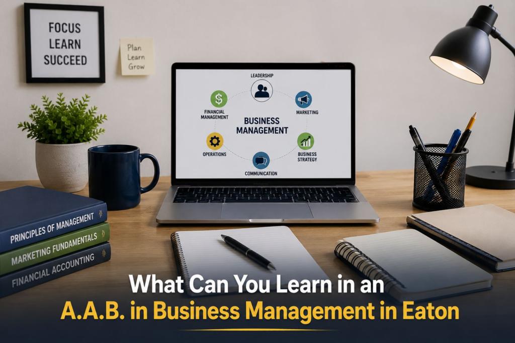 What Can You Learn in an A.A.B. in Business Management in Eaton