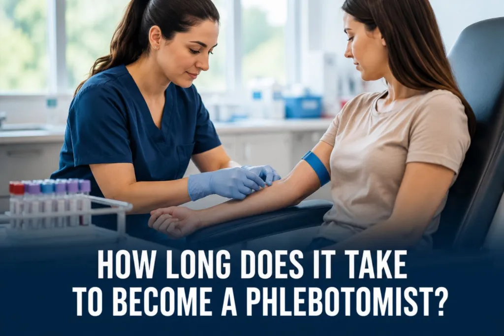 how long does it take to become a phlebotomist? 