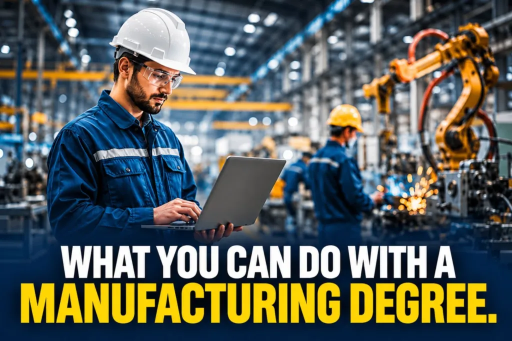 what can you do with a manufacturing degree: career paths explained