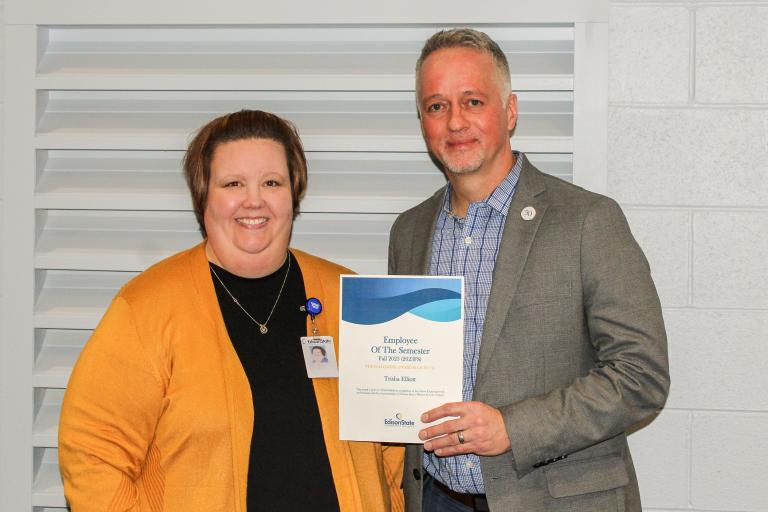 Trisha Elliott (left) and Chris Spradlin (right)