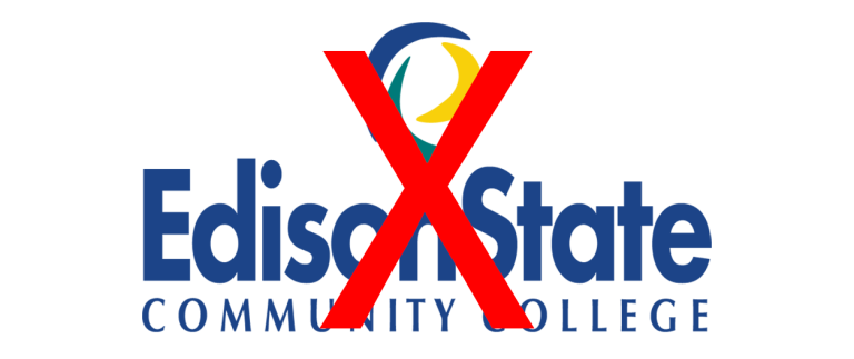 Edison State Logo Vertical Wrong Resizing