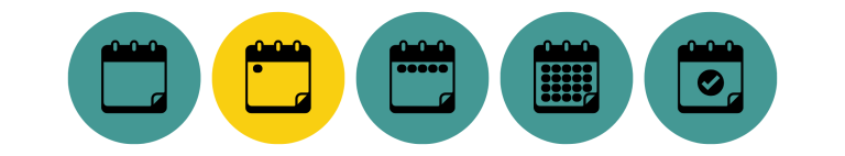 All new hire calendar icons- First day