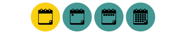 All new hire calendar icons- Before you start