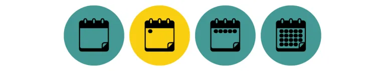 All new hire calendar icons- First Day