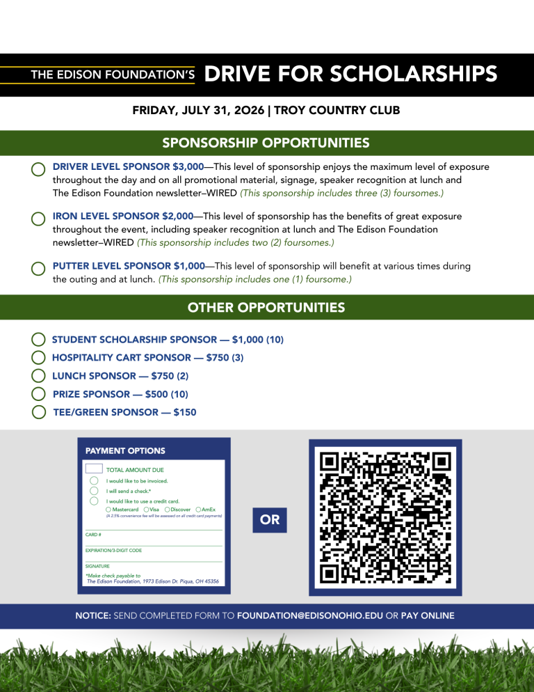 Drive for Scholarships_Sponsorship Form