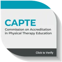 Commission on Accreditation in Physical Therapy Education Badge, Click to Verify