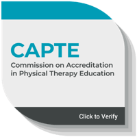 Commission on Accreditation in Physical Therapy Education Badge, Click to Verify
