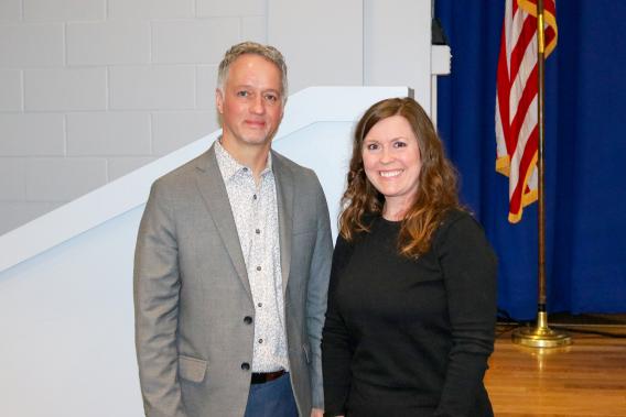 Chris Spradlin and Laura Larger