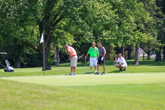 Golfers take part in the annual Drive for Scholarships event