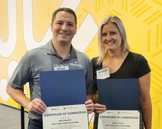 Ethan Tauscher and Andrea Francis