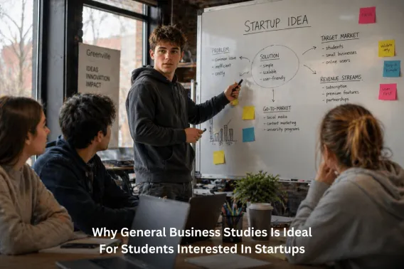 why general business studies is ideal for students in greenville interested in startups