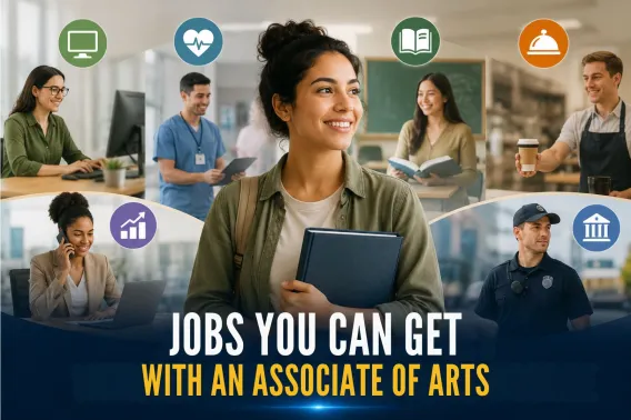 jobs you can get with an associate of arts degree