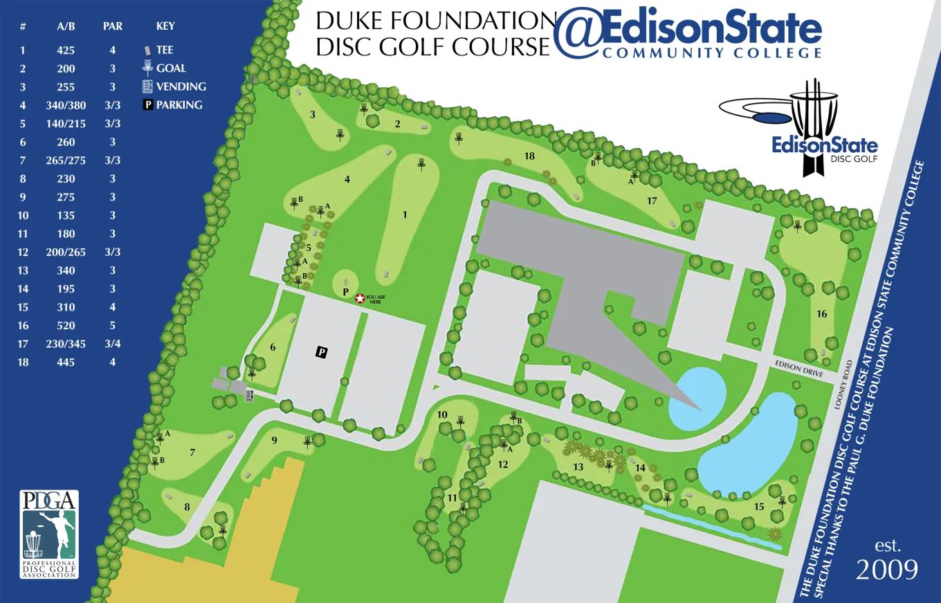 Disc Golf Map